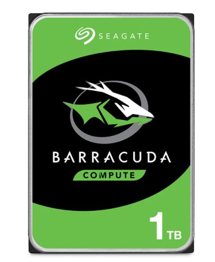 Seagate 1TB 3.5' Barracuda, 7200RPM SATA3 6Gb/s 64MB Cache HDD