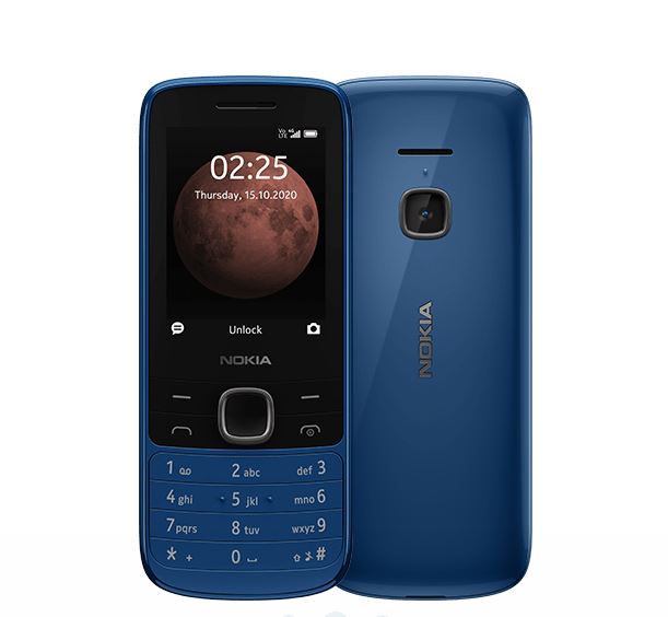 Nokia 225 4G Classic Blue *AU STOCK* 2.4' Display, Unisoc T117 CPU, 64MB ROM,128MB RAM, 16GB MicroSD card (included inside phone)
