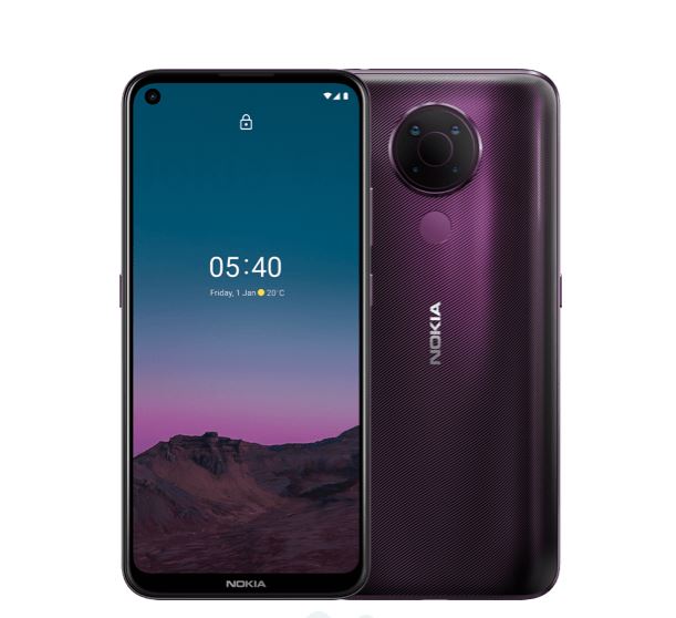 Nokia 5.4 128GB Purple *AU STOCK* - Display 6.39'' HD+, Qualcomm® Snapdragon™ 662 CPU, 4GB RAM, 128GB ROM, Dual SIM, 4000 mAh non-removable Battery