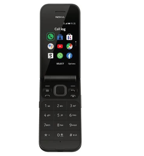 Nokia 2720 4G Flip Phone Black *AU STOCK* - 2.8' Screen, 4GB RAM, Qualcomm® 205, 512MB RAM, Excellent Durability And Timeless Design,1500 mAh battery