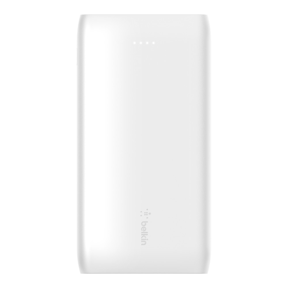 Belkin BOOST↑CHARGE™ USB-C PD Power Bank 10K + USB-C Cable - White (BPB001btWH), $2,500 Connected Equipment Warranty, Fast Charge Capable