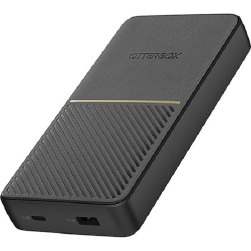 OtterBox 20,000 mAh Fast Charge Power Bank - Black (78-52568 ) - Sleek, quality finish fits into the tightest pockets