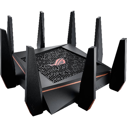 ASUS GT-AC5300 ROG Wireless Gaming Router, 1.8GHz 64bit Quad-core CPU BCM4908, 1GB DDRIII RAM & 256 MB Flash