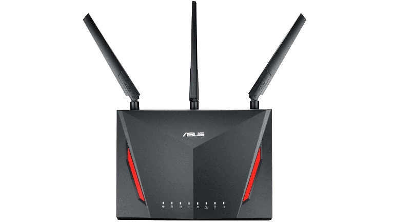 ASUS RT-AC86U AC2900 Dual Band Gigabit WiFi Gaming Router with MU-MIMO, AiMesh, AiProtection, WTFast, Adaptive QoS