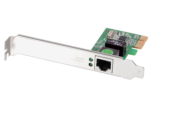 Edimax EN-9260TX-E GbE PCIe Adapter Realtek RTL8168E Single Chip, 10/100/1000Mbps Auto Negotiation and Jumbo Frame, With Low Profile Bracket