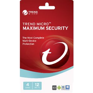 Trend Micro Maximum Security 4- Device 1-Y