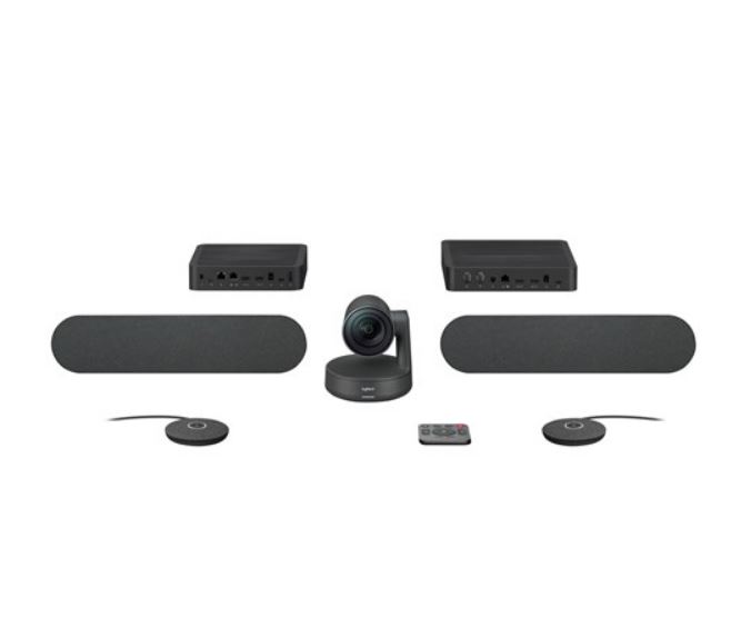 Logitech Rally Plus Ultra-HD ConferenceCam Kit RALLY CAMERA (1),TABLE HUB(1),DISPLAY HUB (1), SPEAKER(2), MIC POD(2), 2 YR WTY