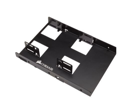 Corsair Dual Corsair 2.5' to 3.5' HDD SSD Mounting Bracket Adapter Rack Dock Tray Hard Drive Bay for Desktop Computer PC Case