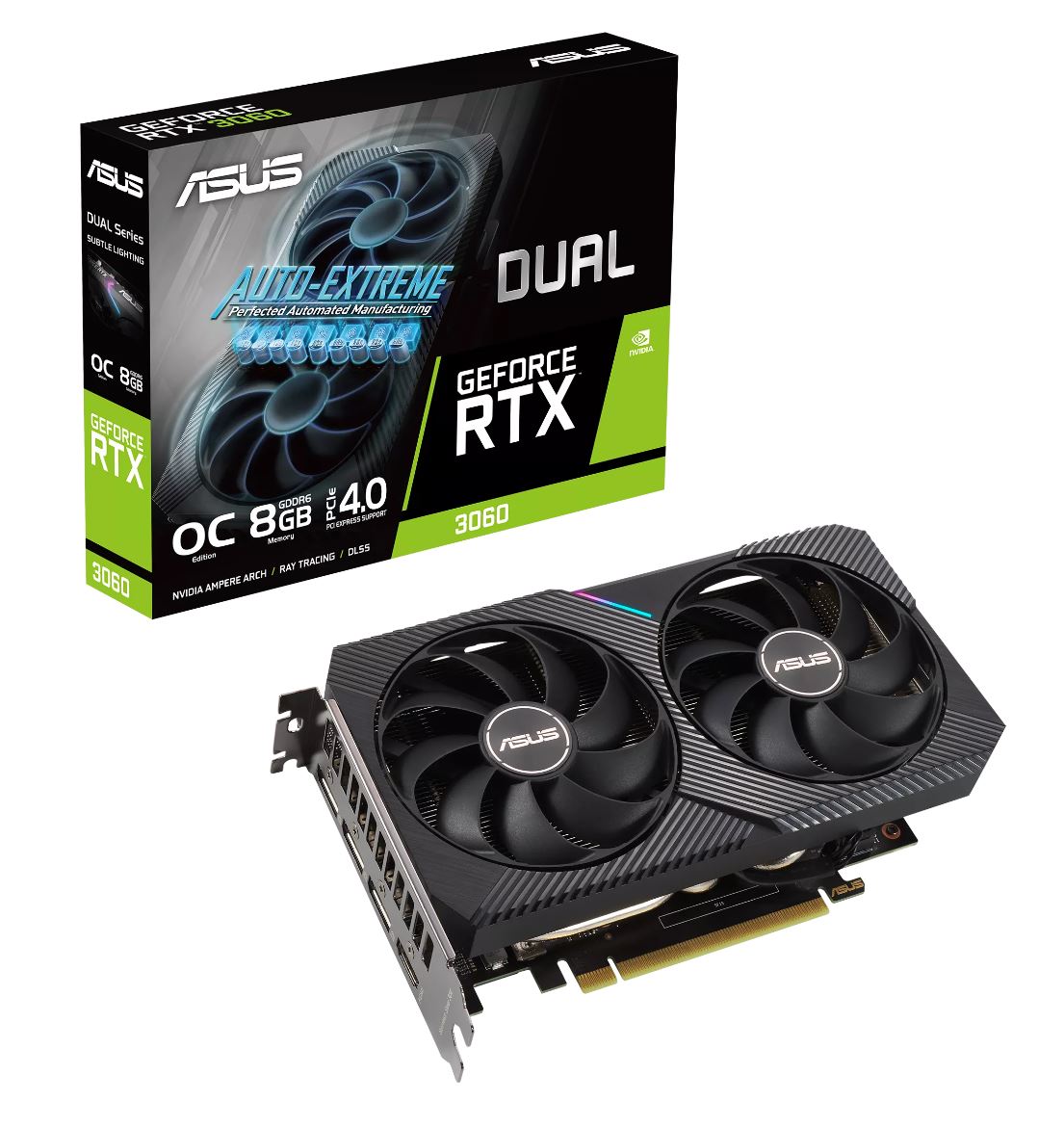 ASUS NVIDIA GeForce DUAL-RTX3060-O8G OC Edition 8GB GDDR6