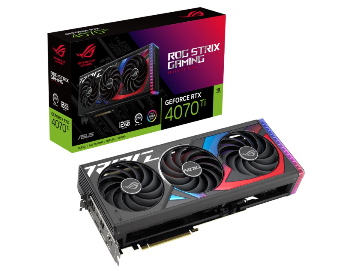 ASUS NVIDIA GeForce ROG-STRIX-RTX4070TI-12G-GAMING RTX 4070Ti 12GB GDDR6X