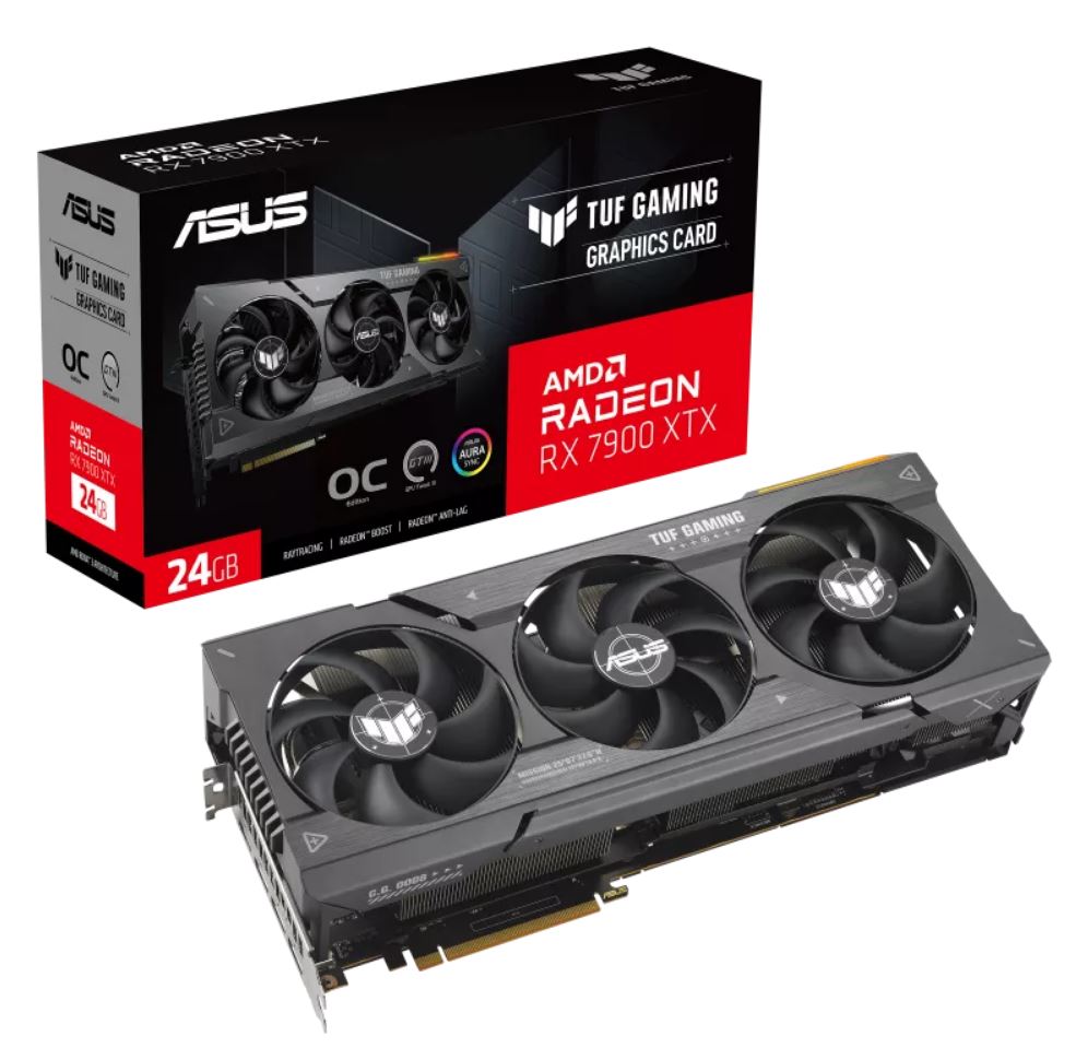 ASUS AMD Radeon TUF-RX7900XTX-O24G-GAMING OC Edition 24GB GDDR6