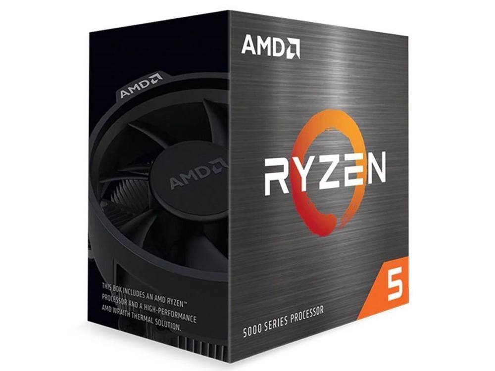 AMD Ryzen 5 5500, 6-Core/12 Threads UNLOCKED, Max Freq 4.20GHz, 19MB Cache Socket AM4 65W, With Wraith Stealth cooler (RYZEN5000)(AMDCPU)