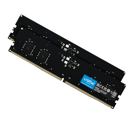 Crucial 32GB (2x16GB) DDR5 UDIMM 5600MHz CL46 Desktop PC Memory