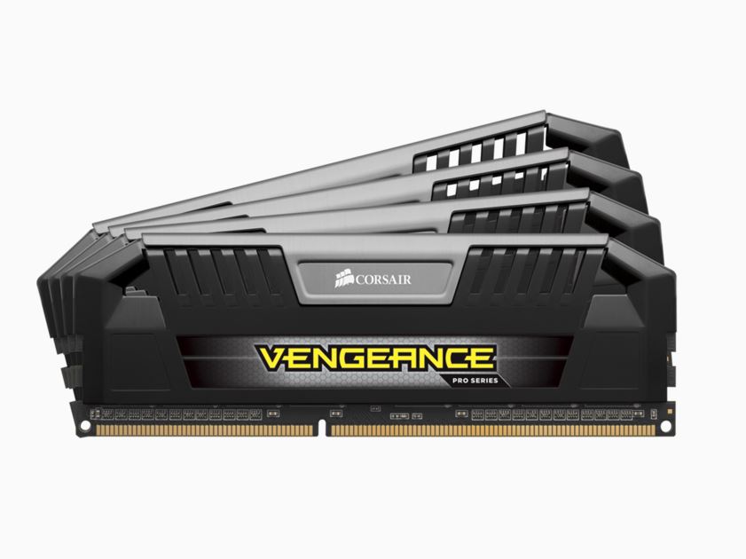 Corsair Vengeance Pro 32GB (4x8GB) DDR3 1600MHz C9 Desktop Gaming Memory Black