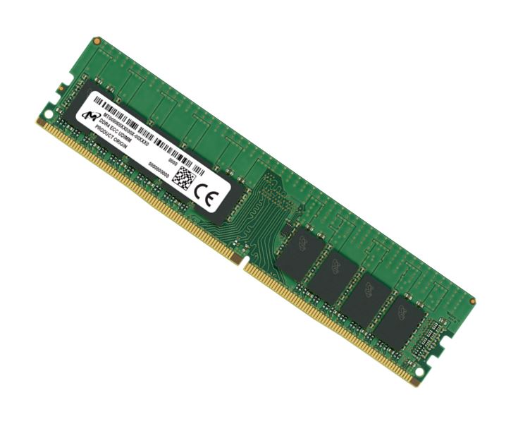 Micron 16GB (1x16GB) DDR4 ECC UDIMM 3200MHz CL22 1Rx8 ECC Unbuffered Server Memory 3yr wty