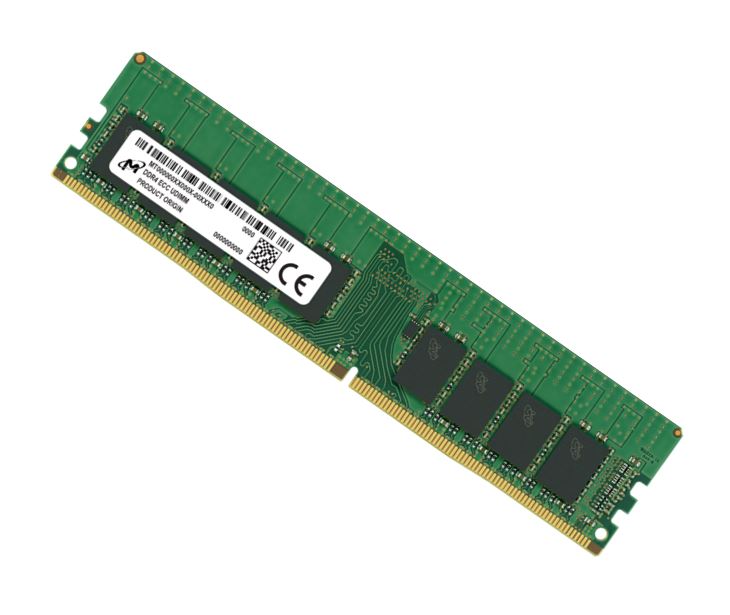 Micron 32GB (1x32GB) DDR4 ECC UDIMM 3200MHz CL22 2Rx8 ECC Unbuffered Server Memory 3yr wty