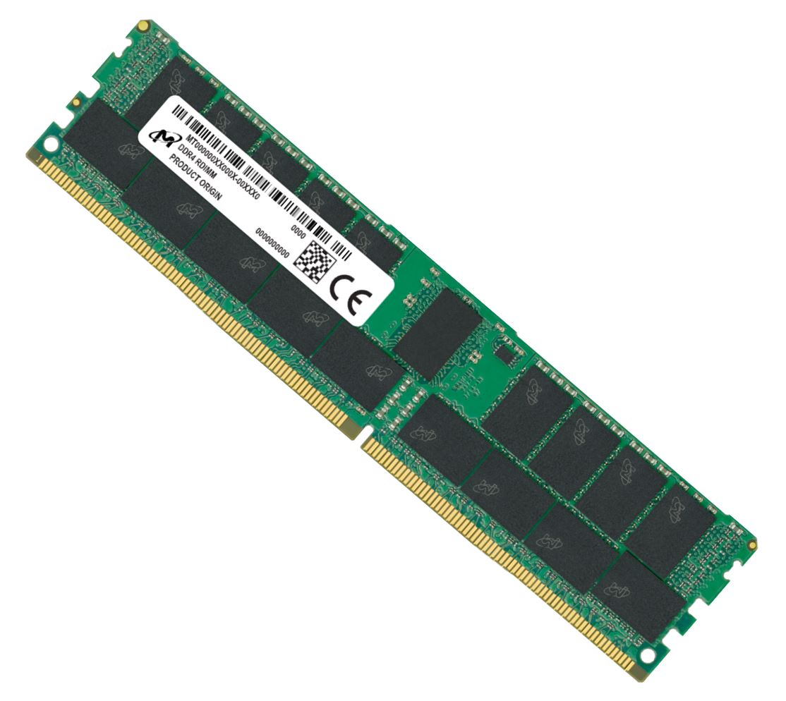Micron 8GB (1x8GB) DDR4 RDIMM 3200MHz CL22 1Rx8 ECC Registered Server Memory 3yr wty