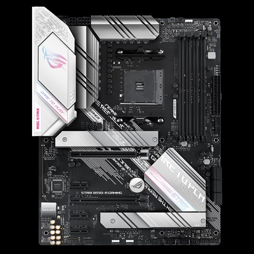 ASUS AMD ROG STRIX B550-A GAMING (Ryzen AM4) ATX MB, Dual M.2, PCIe 4.0, 2.5Gb Ethernet, DP/HDMI2.1, SATA 6Gbps, USB 3.2 Gen 2 Type