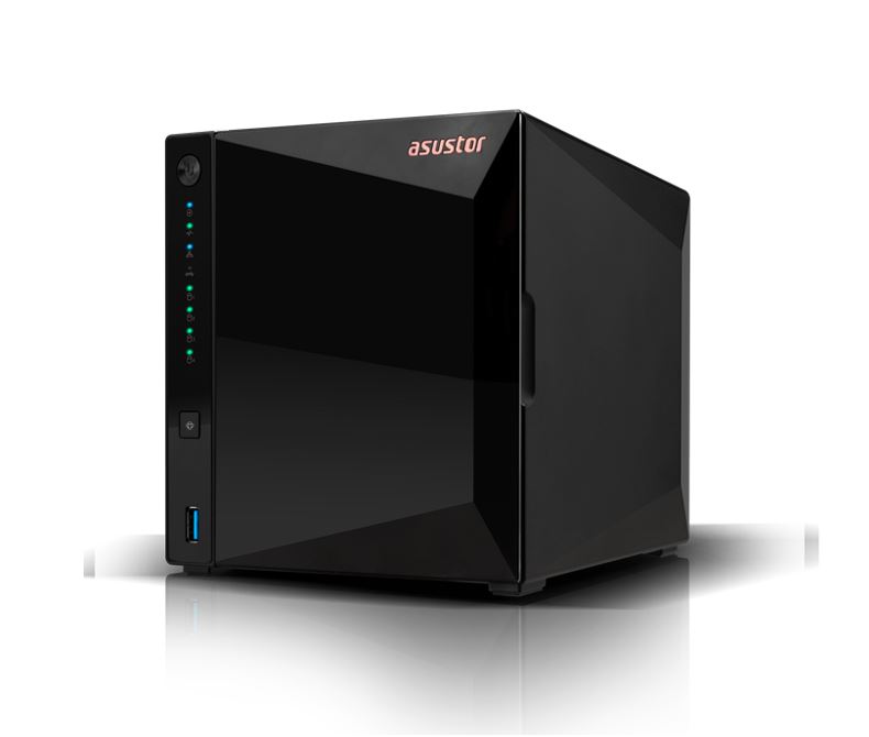 Asustor AS3304T 4 bay NAS Realtek RTD1296 Quad-Core 1.4GHz 2GB DDR4 2.5GbE 3xUSB3.2 WoL Hot Swap AES-NI hardware encryption ~AS4004T