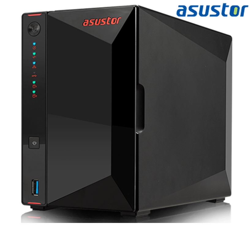 Asustor AS5202T 2 Bay Nimbustor 2 NAS Intel Celeron J4005 Dual Core 2.0 Ghz 2GB DDR4 4K HDMI2.0a  2x2.5GbE 3xUSB3.2 WoW 4K transcoding