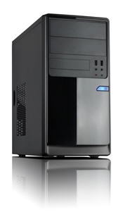 Casecom CM13 Black mATX w/550W 1x USB3.0+1xUSB2.0, HD Audio