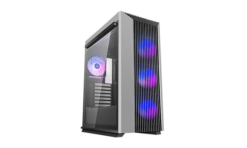 Deepcool CL500 4F-AP High Airflow Mid-Tower ATX Case Mesh Front Panel, Tempered Glass Side Panel, 4 Pre-installed A-RGB Fans