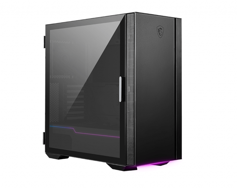 MSI MPG QUIETUDE 100S Mid-Tower Case, Supports E-ATX / ATX / M-ATX / ITXX, 2x USB 3.2, 1x USB-C, 1x Audio, 1x Mic, 7x Expansion Slots, 2x 2.5' 2x 3.5'