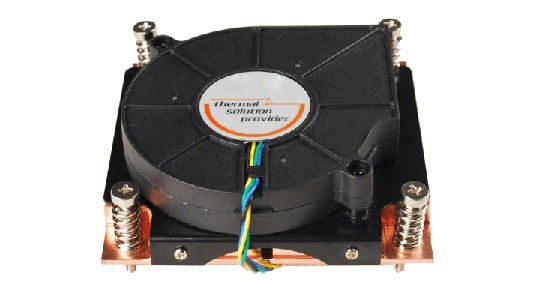 TGC Chassis Accessory 1U Universal CPU Active Cooler (Full Copper) for 775/1155/1366/2011/1151/1150/1200