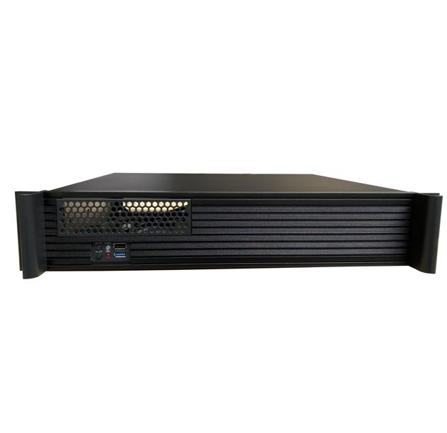 TGC Rack Mountable Server Chassis 2U. Short Depth 400mm , ATX PSU Required, Micro ATX Support, Black, USB 3.0, 6 x 3.5' Internal HDD Bays