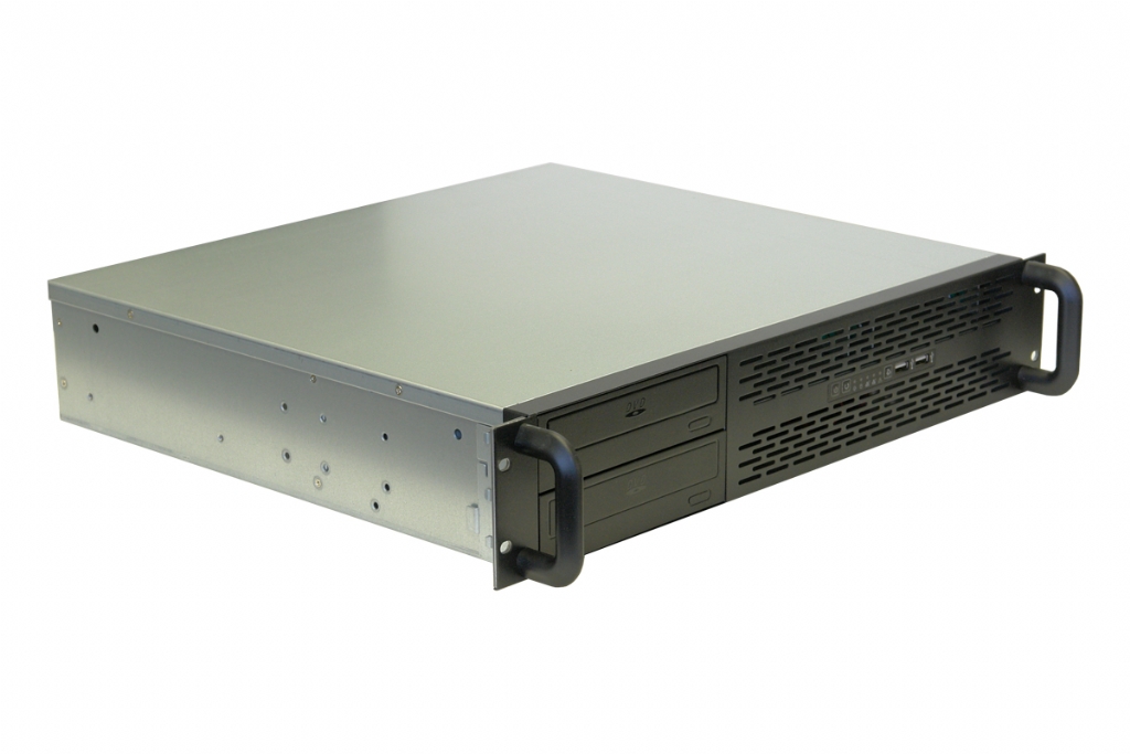 TGC Rack Mountable Server Chassis 2U 400mm Depth, 2x Ext 5.2' Bays, 2x Int 3.5' Bays, 4x Low Profile PCIE Slots, MATX MB, ATX PSU  (LS )
