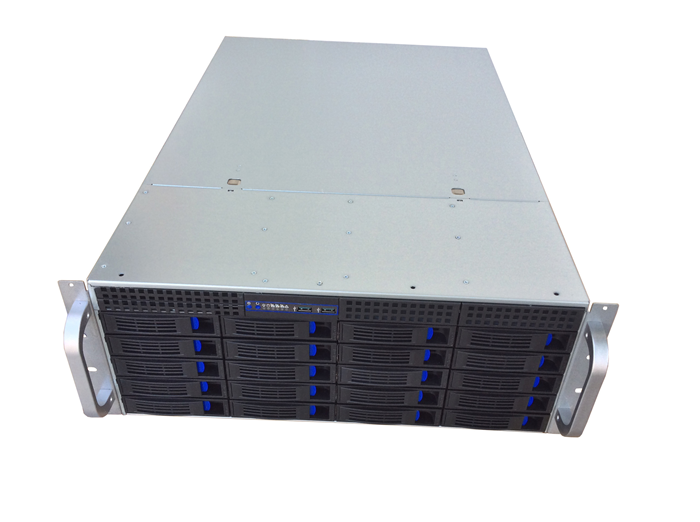 TGC Rack Mountable Server Chassis, 4U, 650mm Depth, 20 x 3.5' Hot Swap HDD Bays,  Mini-Sas or SATA Backplane,  Suits ATX Mother Board, Requires ATX PS