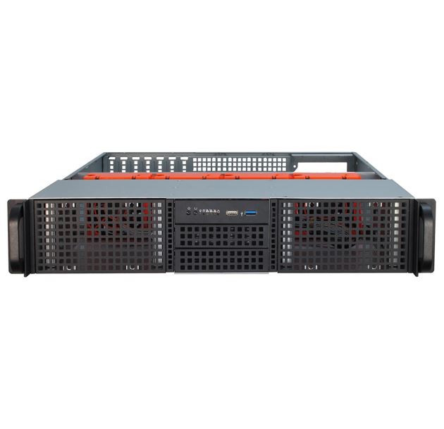 TGC Rack Mountable Server Case 2U TGC-F2-650, ATX, 6 x 3.5' Drive bays, 1 x 2.5' Internal Bay, 2U PSU Required, USB 3.0, 650mm Depth