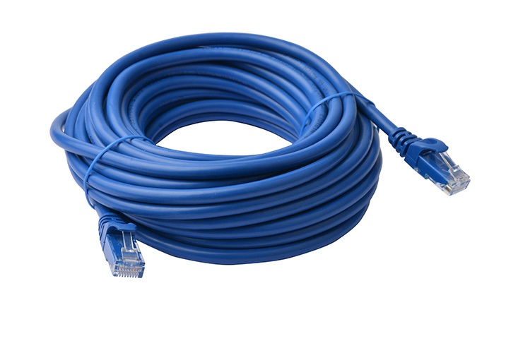 8Ware Cat6a UTP Ethernet Cable 10m Snagless Blue