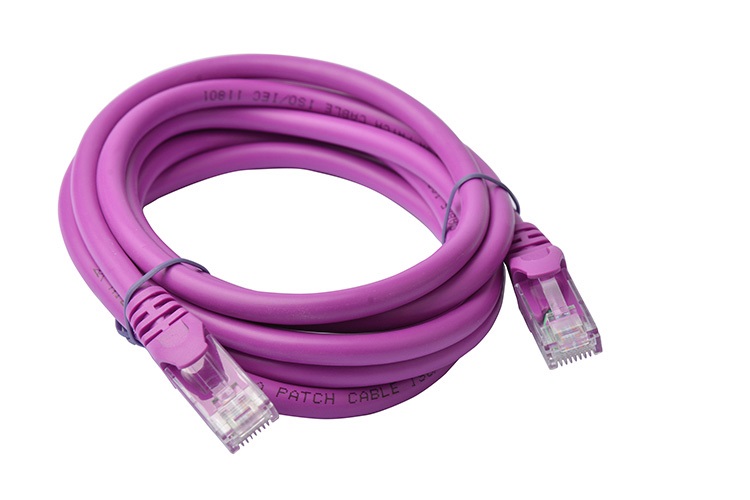 8Ware Cat6a UTP Ethernet Cable 2m Snagless Purple