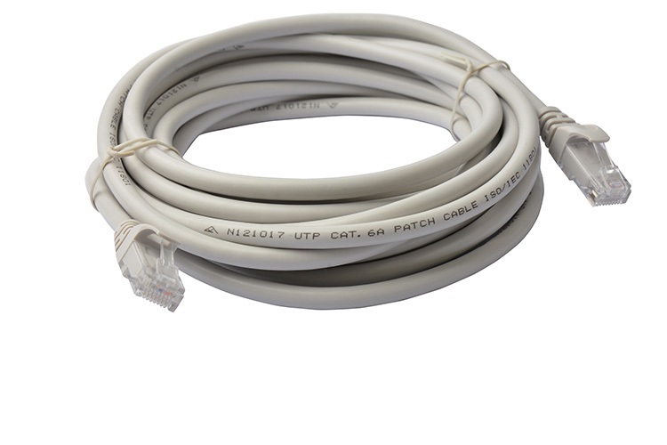 8Ware Cat6a UTP Ethernet Cable 5m Snagless Grey
