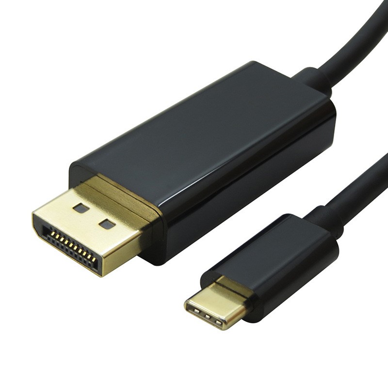 8ware 2m USB-C to DP DisplayPort Cable Adapter USB 3.1 Type-C Male to DP Male iPad Pro Macbook Air Samsung Galaxy S10 MS Surface ~CBAT-USBCDP-2