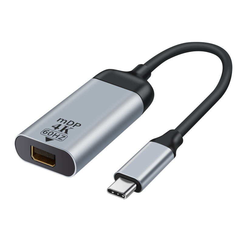 Astrotek USB-C to Mini DP DisplayPort Male to Female Adapter 15cm cable support 4K@60Hz Aluminum shell Gold plating for Windows Android Mac OS
