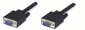 Cabac 5m SVGA Monitor Full 15 PIN Male to Male Triple Shielded Cable LS