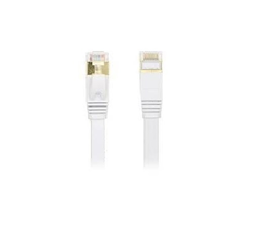 Edimax 15m Black 10GbE Shielded CAT7 Network Cable - Flat