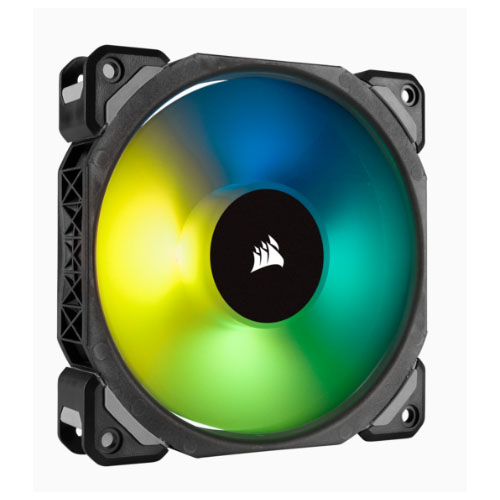 Corsair ML120 PRO RGB, 120mm Premium Magnetic Levitation RGB LED PWM Fan 12-75 CFM, Single Pack