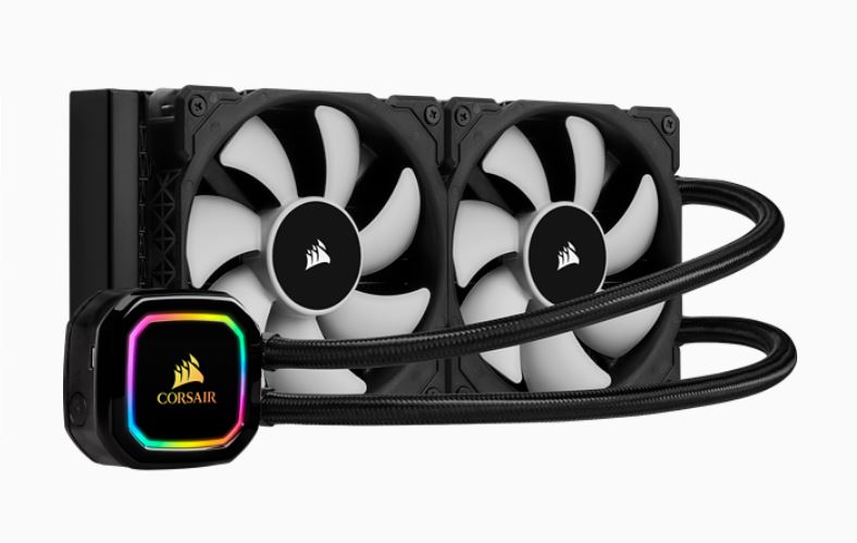 Corsair H100i 240mm RGB PRO XT Liquid CPU Cooler. 5 Years Warranty. Intel 1200, 115x, 2011/2066, AMD AM3, AM2, AM4, sTRX4, sTR4, Ryzen