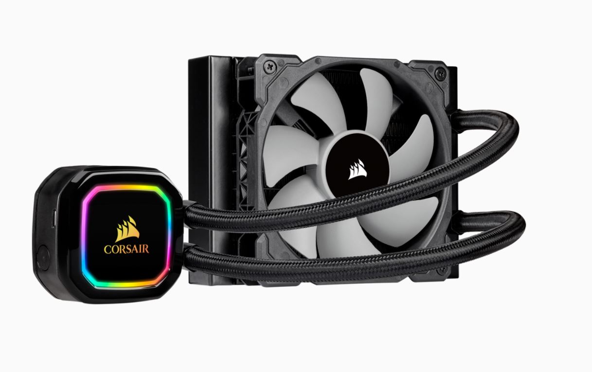 Corsair H60i RGB PRO XT 120mm Liquid CPU Cooler. RGB Pump Head, Efficient cool plate and pump. 1x ML 120 PWM Fan, 1200, 115x, 1366, 2011/2066, AM4