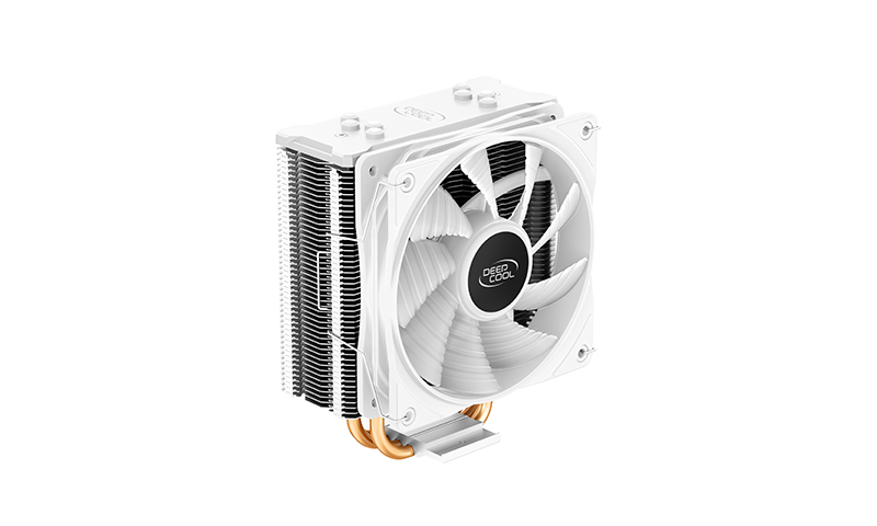 Deepcool GAMMAXX 400 XT White CPU Cooler, Dark Top Cover, 6 LED PWM Fan Static Rainboow LED, Intel LGA1200/1151/1150/1155