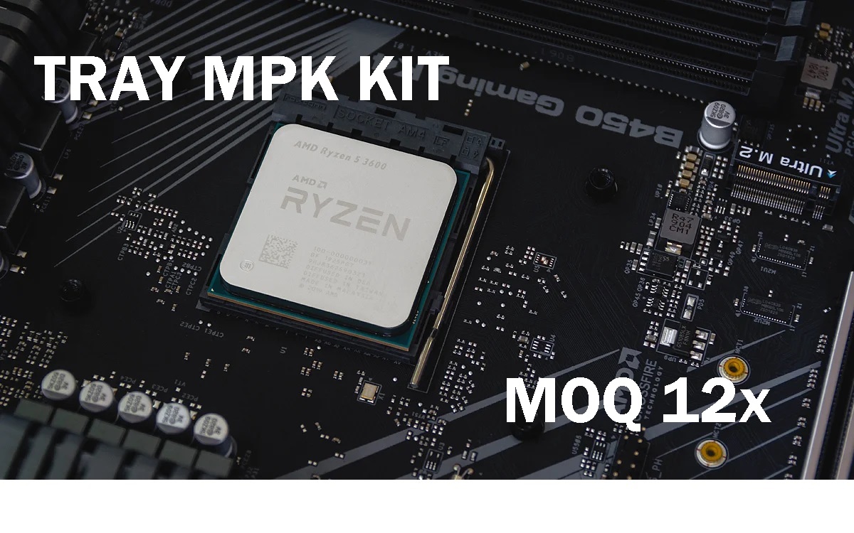 (MOQ 12x If Not Installed On MBs) AMD Ryzen 5 3600 MPK, 6 Core AM4 CPU, 3.6GHz 4MB 65W MOQ 12 or Ship Install On MB 1YW (AMDCPU)