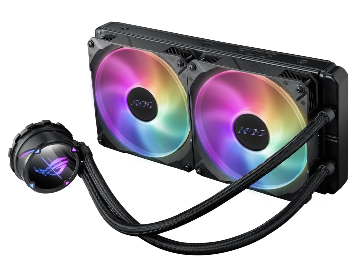 ASUS ROG STRIX LC II 280 ARGB All-in-one Liquid CPU Cooler Aura Sync, Intel®LGA 1150/1151/1155/1156/1200/2066 and AMD AM4/TR4 Dual ROG 140mm Fan RGB