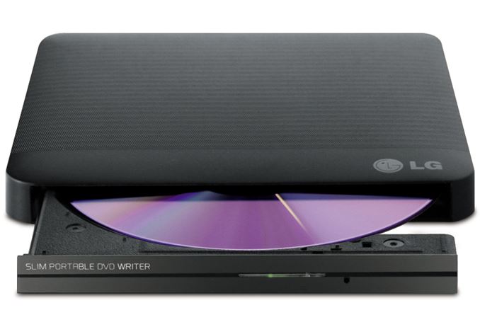 LG GP50NB40 Super-Multi Portable DVD Rewriter 8x DVD-R Writing Speed.TV Connectivity. M-DISC Support. Silent Play - Black (LS)