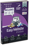 Easy Website in a Box Deluxe Edition (1 year subscription) PC