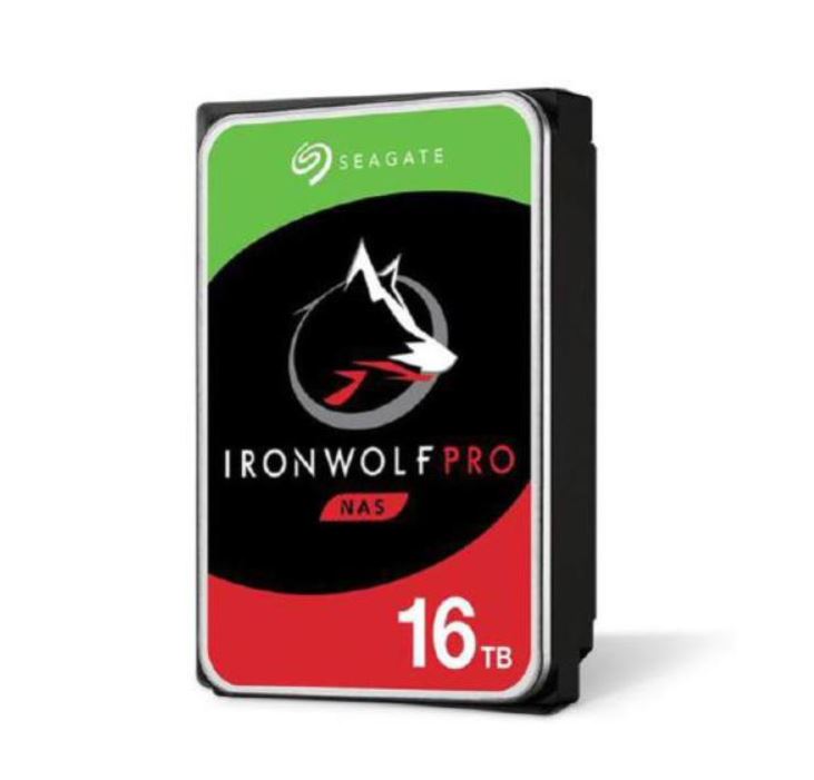 Seagate 16TB 3.5' IronWolf PRO SATA3 NAS 24x7 Performance 7200 RPM 256MB Cache HDD. (ST16000NE000) 5 Years Warranty