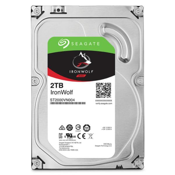 Seagate 2TB 3.5' IronWolf NAS 5900RPM SATA3 6Gb/s 64MB HDD. 3 Years Warranty