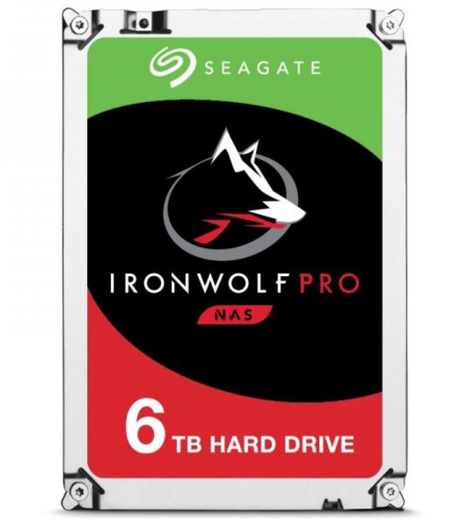 Seagate 6TB 3.5' IronWolf Pro NAS ST6000NE000 7200 RPM 256MB Cache SATA 6.0Gb/s 5 Yrs Warranty